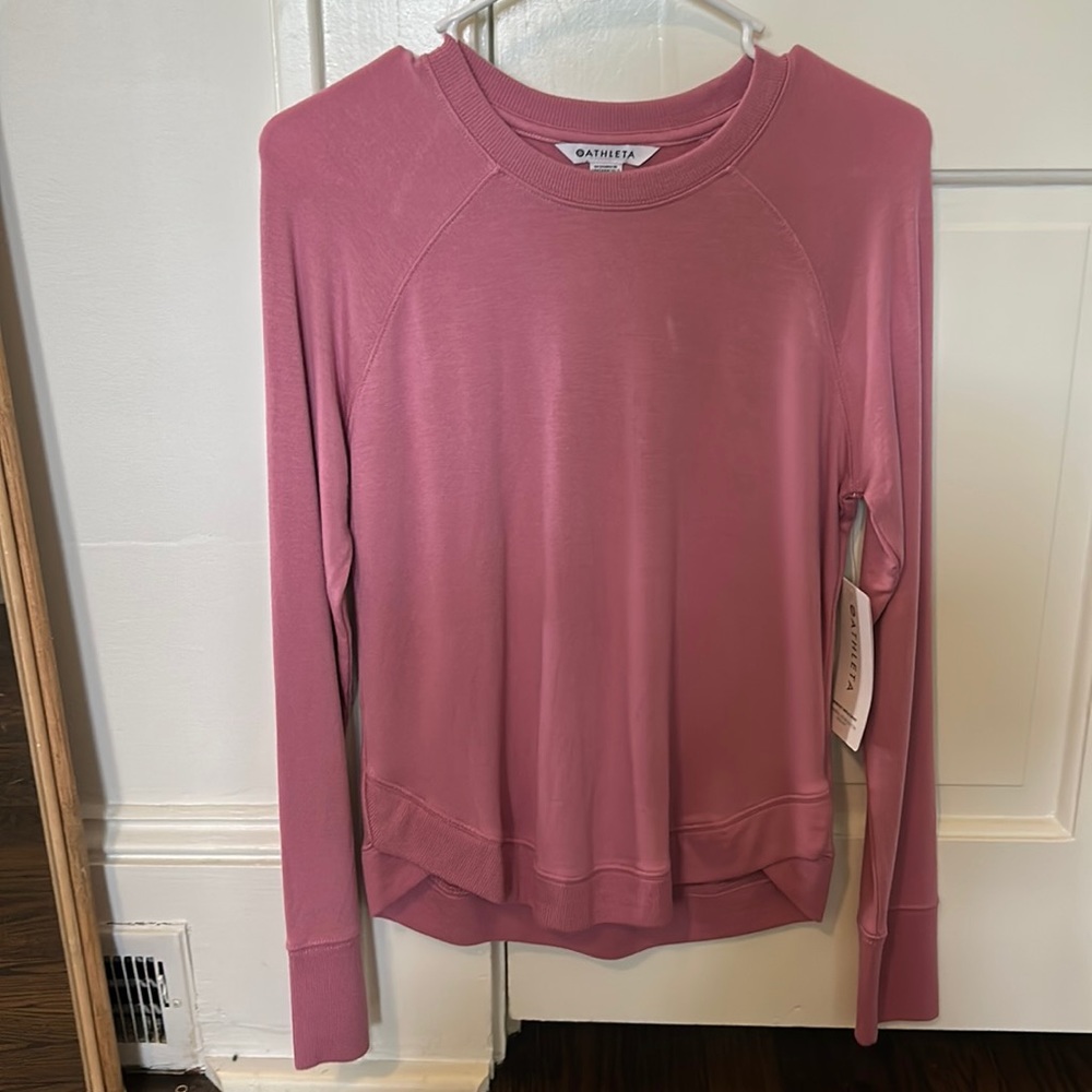 Athleta pink long sleeve
